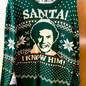 Men Christmas Sweater-Elf Movie